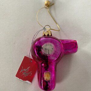 LORD & TAYLOR HAIRDRYER ORNAMENT NWT
